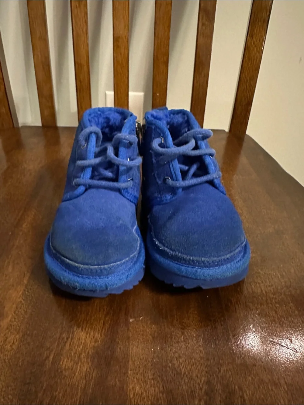 UGG TODDLER NEUMEL II ROYAL BLUE CHUKKA BOOTS size 7
